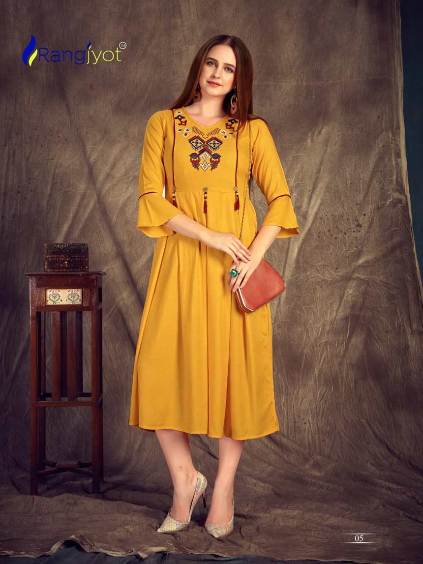 Herry Vol-3 Whosale Rayon Kurti Set Herry Vol-3 Whosale Rayon Kurti Set